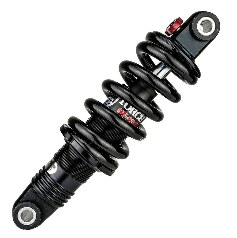 DNM Damping 2 System Mountain Bike Rear Shock Rebound/Preload Anodized Aluminum Alloy 6061 Coil Spring 750 lbs - 165mm - Image 1